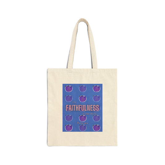 Faithfulness Fruitful Canvas Tote Bag