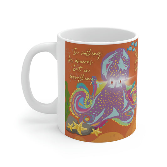 Patience Fruit of the Spirit Ceramic Mug 11oz